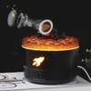 دستگاه بخور سرد و رطوبت‌ساز فانتزی طرح قلعه و توپ جنگی – دارای چراغ خواب و تایمر — تصویر 8