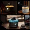دستگاه بخور سرد و رطوبت‌ساز فانتزی طرح قلعه و توپ جنگی – دارای چراغ خواب و تایمر — تصویر 7