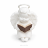 چراغ خواب و مجسمه دکوری طرح فرشته کتاب‌خوان