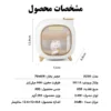 دستگاه بخور و رطوبت‌ساز سرد مدل A330 با ظرفیت مخزن 0.5 لیتر کد 17/6 — تصویر 21